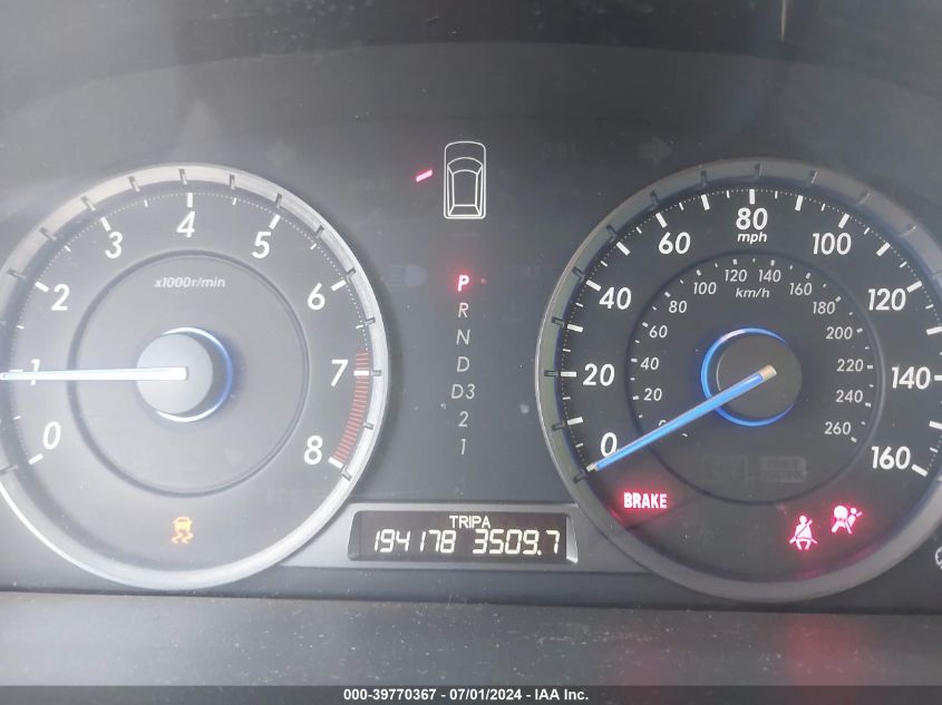 2010 Honda Accord Crosstour Ex VIN: 5J6TF1H34AL003851 Lot: 39770367