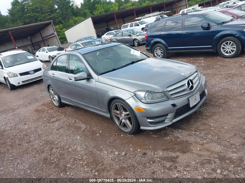 2013 Mercedes-Benz C 250 Luxury/Sport VIN: WDDGF4HB3DA762108 Lot: 39770425