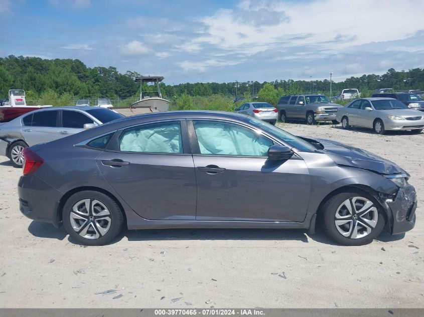 2018 Honda Civic Lx VIN: 2HGFC2F51JH602274 Lot: 39770465