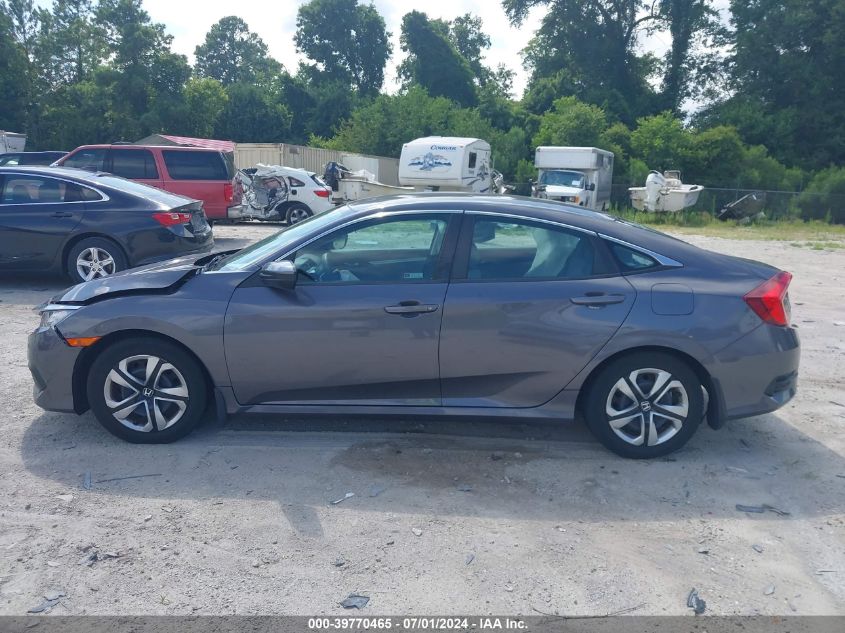 2018 Honda Civic Lx VIN: 2HGFC2F51JH602274 Lot: 39770465