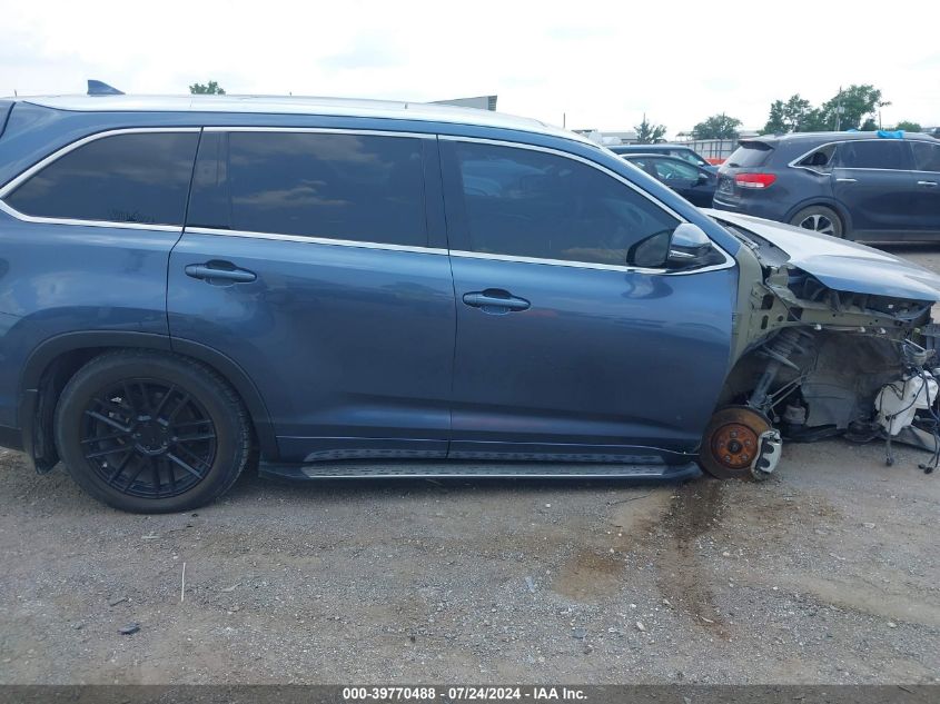2017 Toyota Highlander Limited/Ltd Platinum VIN: 5TDDZRFH2HS459354 Lot: 39770488