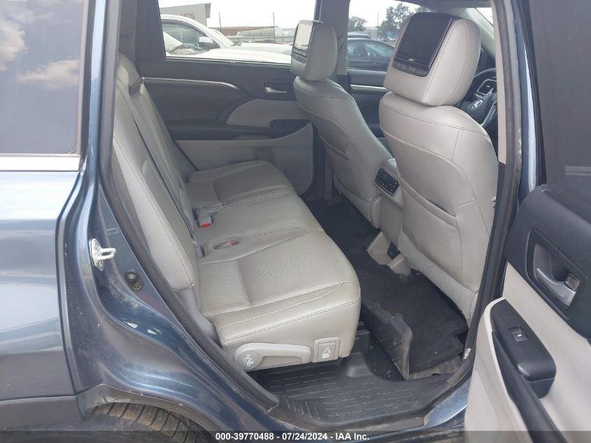 2017 Toyota Highlander Limited/Ltd Platinum VIN: 5TDDZRFH2HS459354 Lot: 39770488