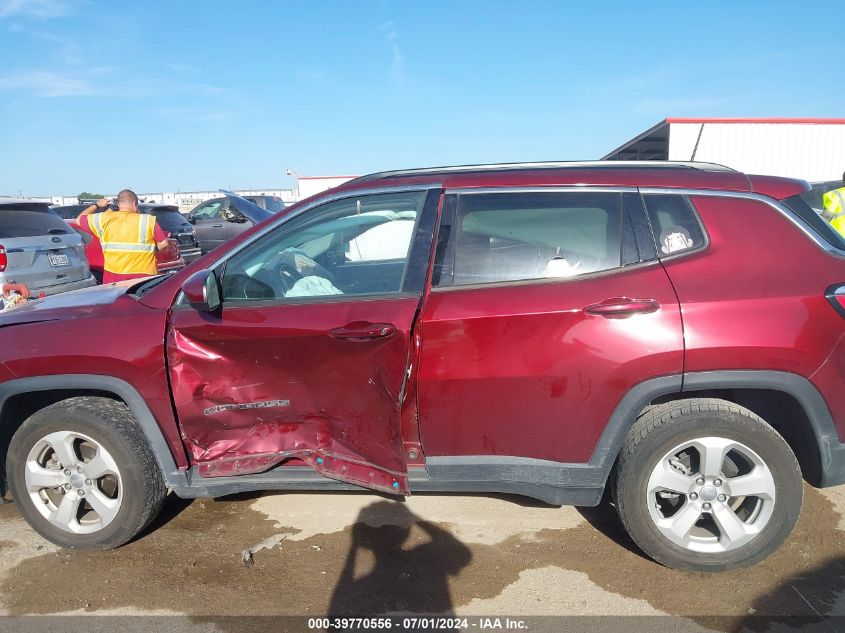 2020 Jeep Compass Latitude Fwd VIN: 3C4NJCBB1LT252978 Lot: 39770556