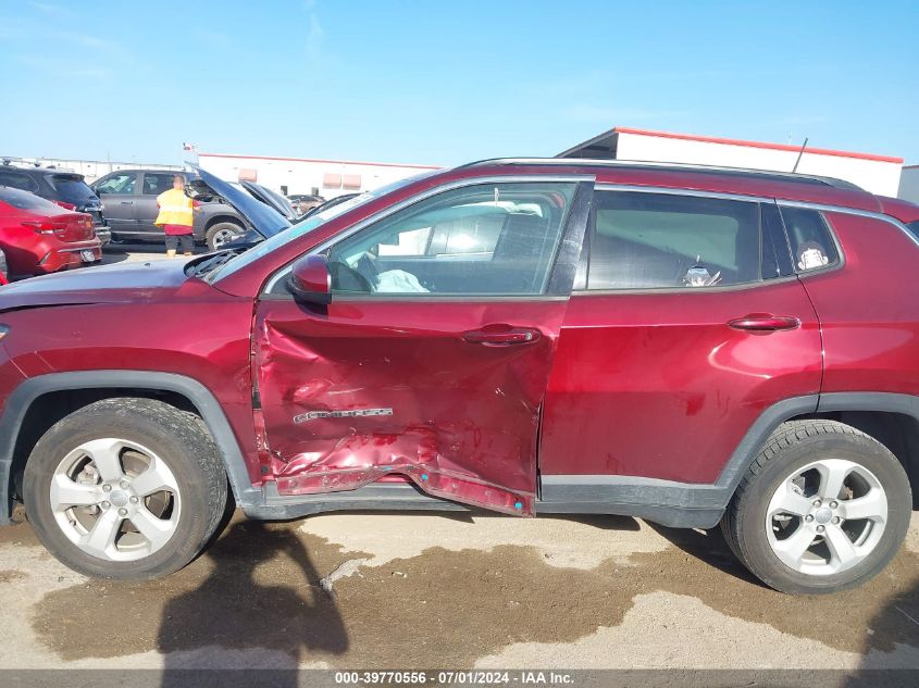 2020 Jeep Compass Latitude Fwd VIN: 3C4NJCBB1LT252978 Lot: 39770556