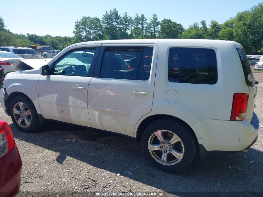 2013 Honda Pilot Exln VIN: 5FNYF4H70DB015809 Lot: 39770564