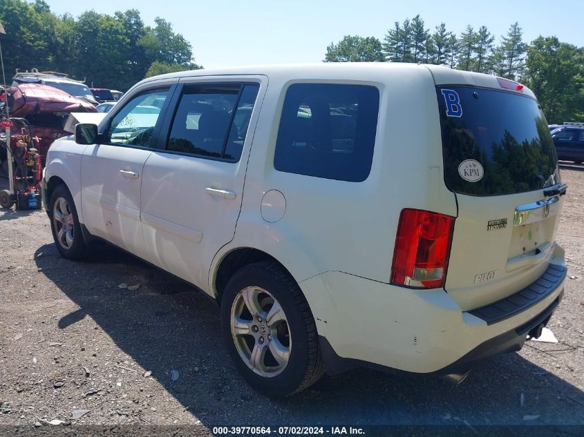 2013 Honda Pilot Exln VIN: 5FNYF4H70DB015809 Lot: 39770564