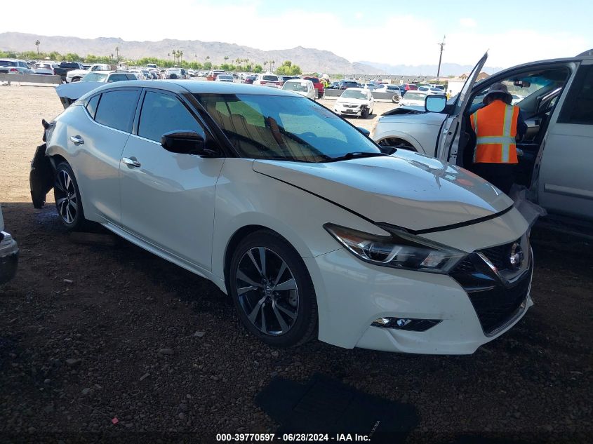 2017 Nissan Maxima 3.5 S VIN: 1N4AA6AP4HC452291 Lot: 39770597