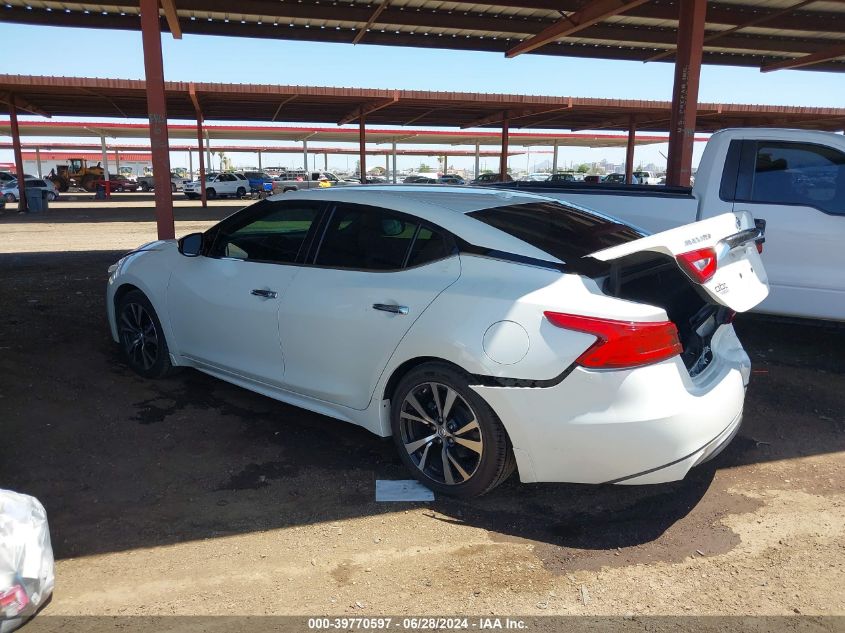 2017 Nissan Maxima 3.5 S VIN: 1N4AA6AP4HC452291 Lot: 39770597