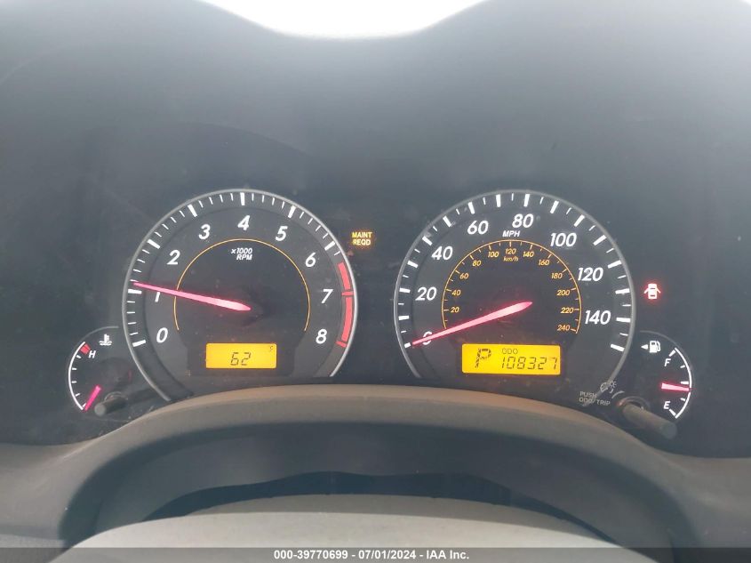 2010 Toyota Corolla S VIN: 1NXBU4EE1AZ273382 Lot: 39770699