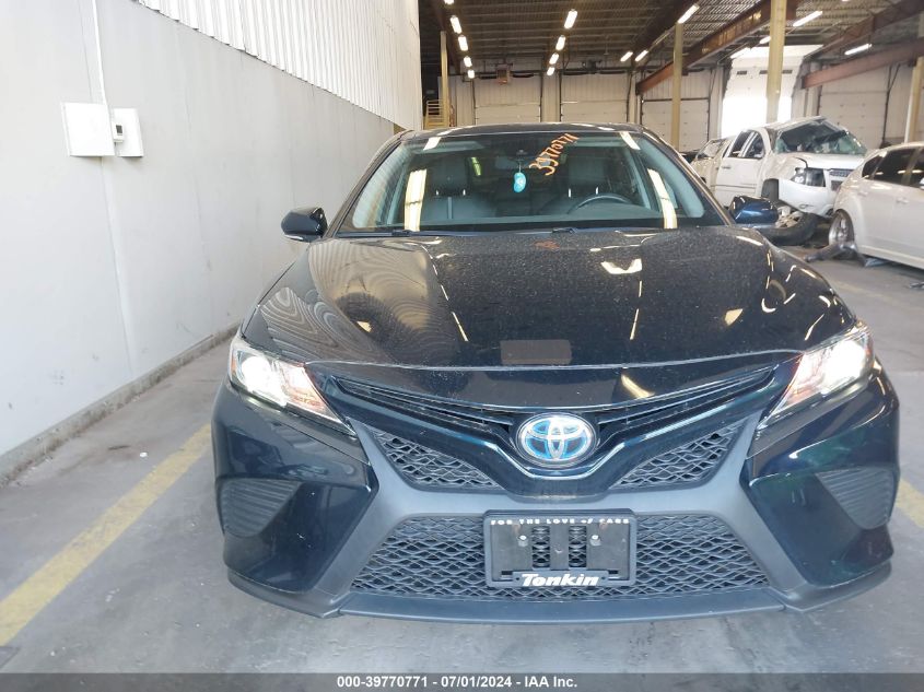 2020 Toyota Camry Se Hybrid VIN: 4T1J31AK4LU529543 Lot: 39770771