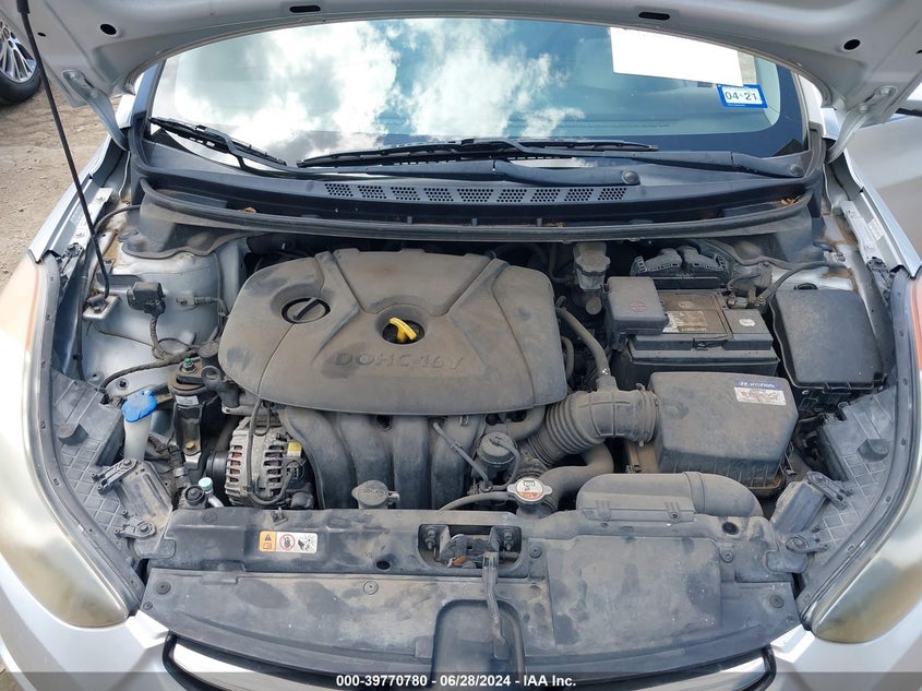 2012 Hyundai Elantra Limited (Ulsan Plant) VIN: KMHDH4AE1CU280340 Lot: 39770780