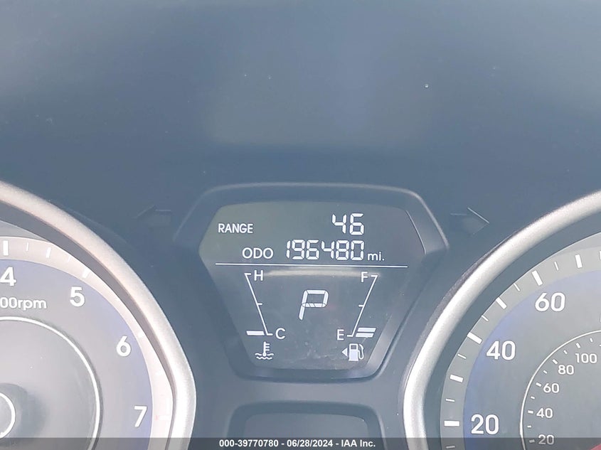 2012 Hyundai Elantra Limited (Ulsan Plant) VIN: KMHDH4AE1CU280340 Lot: 39770780