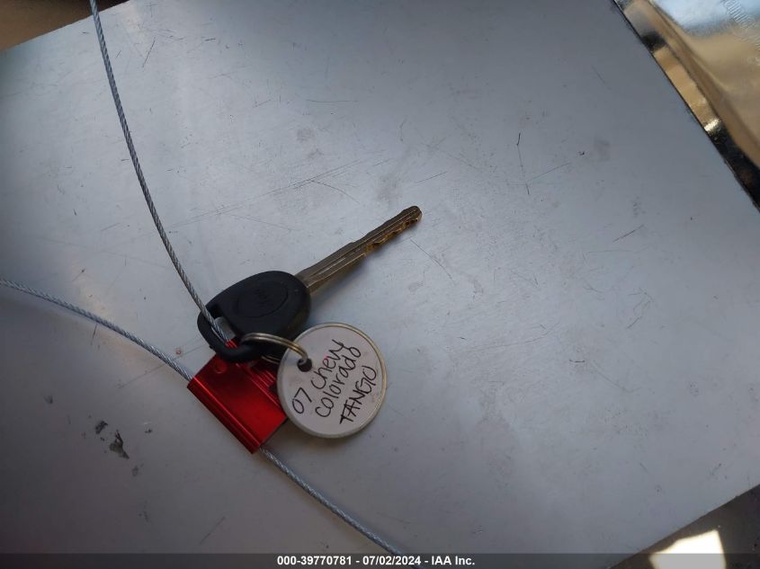 2007 Chevrolet Colorado VIN: 1GCDT19E678133368 Lot: 39770781