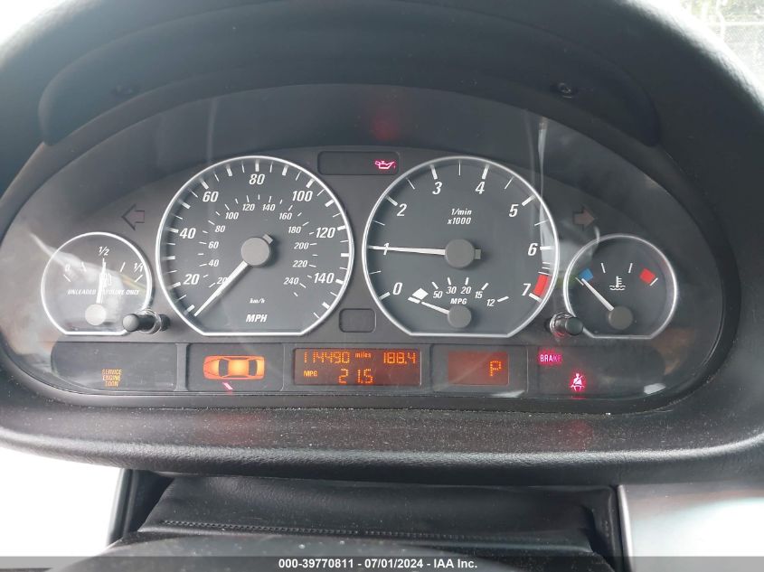 2004 BMW 330Ci VIN: WBABW53494PL43760 Lot: 39770811