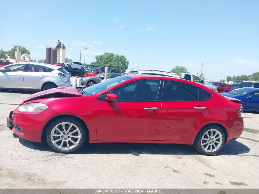 2013 Dodge Dart Limited VIN: 1C3CDFCA5DD132909 Lot: 39770817