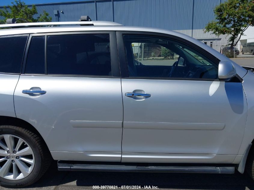 2008 Toyota Highlander Hybrid Limited VIN: JTEEW44A682010929 Lot: 39770821