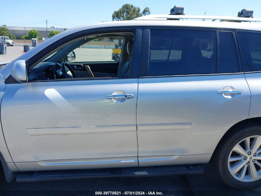 2008 Toyota Highlander Hybrid Limited VIN: JTEEW44A682010929 Lot: 39770821