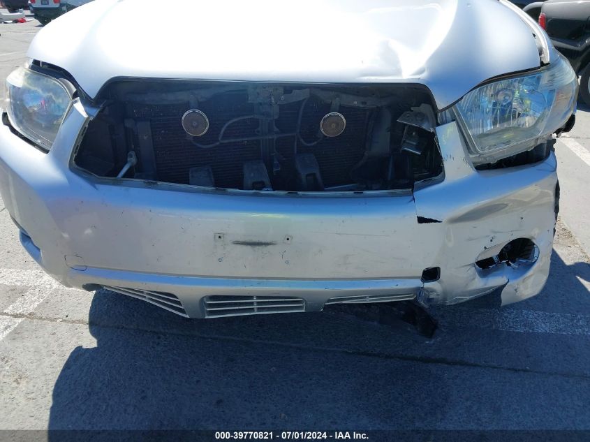 2008 Toyota Highlander Hybrid Limited VIN: JTEEW44A682010929 Lot: 39770821