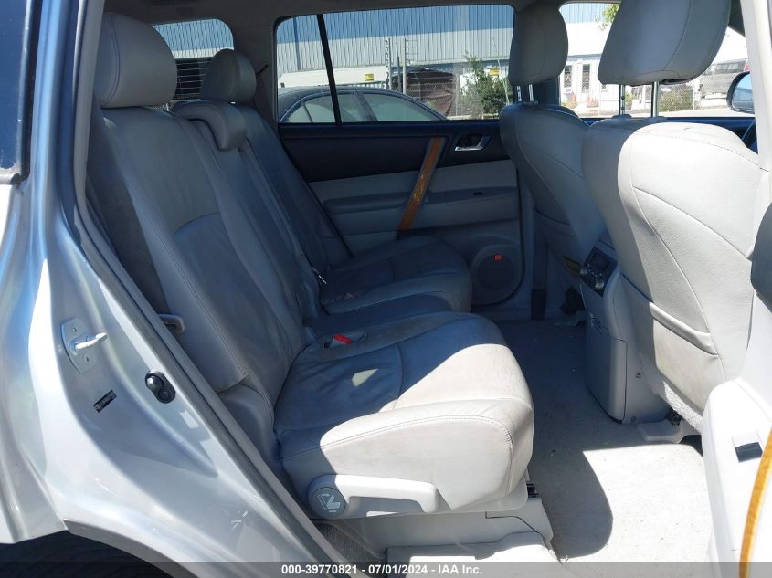 2008 Toyota Highlander Hybrid Limited VIN: JTEEW44A682010929 Lot: 39770821