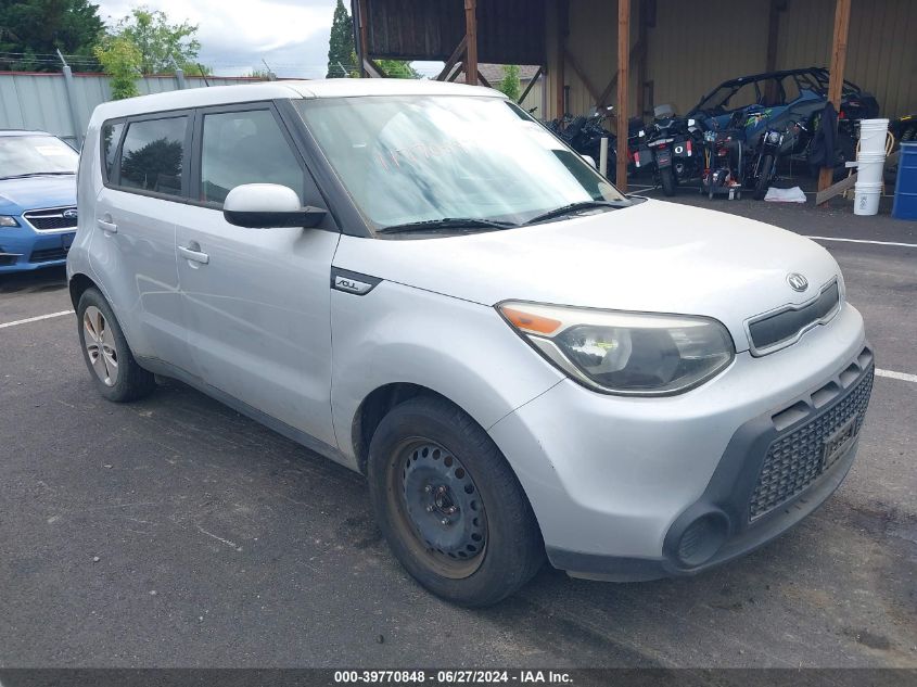 2015 Kia Soul VIN: KNDJN2A24F7808711 Lot: 39770848