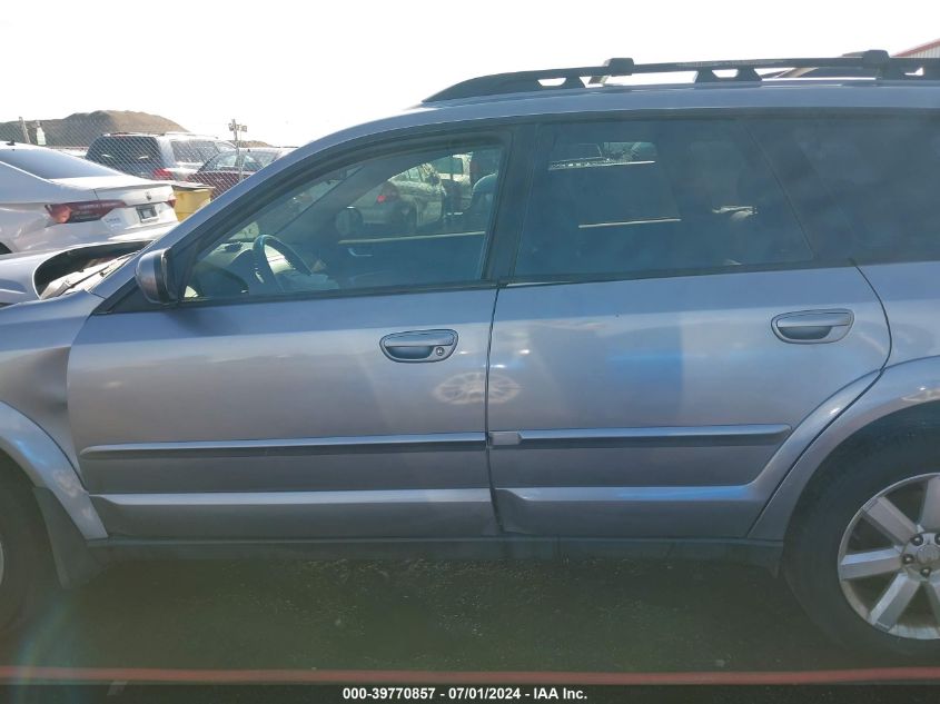 2008 Subaru Outback 2.5I Limited/2.5I Limited L.l. Bean Edition VIN: 4S4BP62C187362870 Lot: 39770857