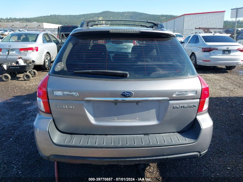 2008 Subaru Outback 2.5I Limited/2.5I Limited L.l. Bean Edition VIN: 4S4BP62C187362870 Lot: 39770857