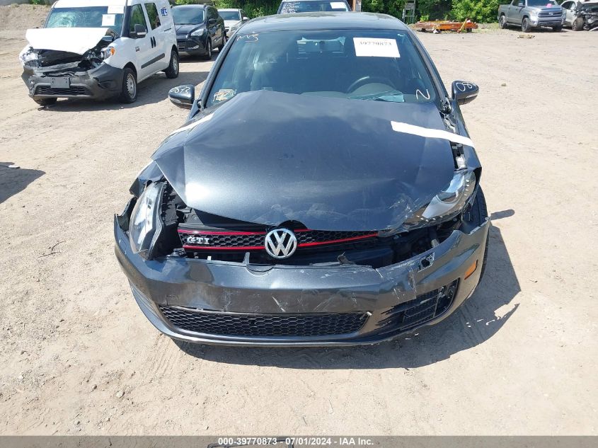 2013 Volkswagen Gti 4-Door VIN: WVWHD7AJ0DW026639 Lot: 39770873