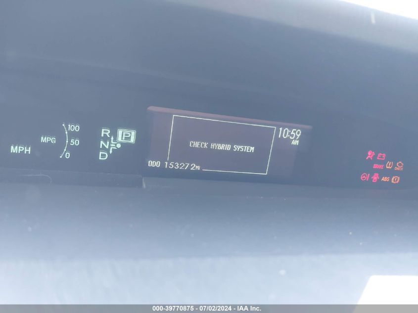 2010 Toyota Prius VIN: JTDKN3DU8A0129615 Lot: 39770875