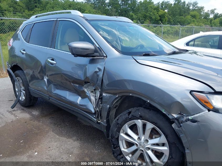 2016 Nissan Rogue Sv VIN: KNMAT2MT3GP632908 Lot: 39770880