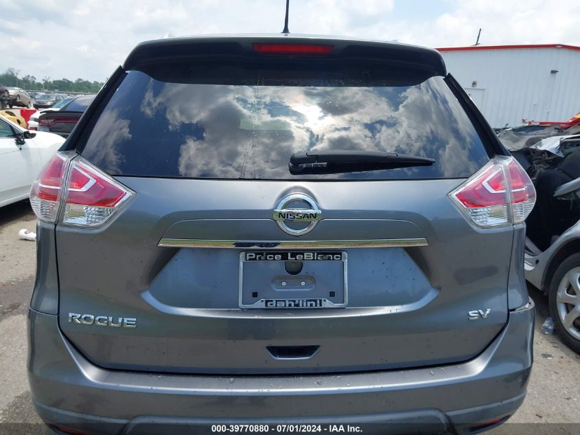 2016 Nissan Rogue Sv VIN: KNMAT2MT3GP632908 Lot: 39770880