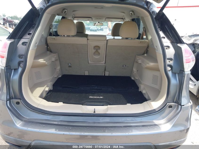 2016 Nissan Rogue Sv VIN: KNMAT2MT3GP632908 Lot: 39770880