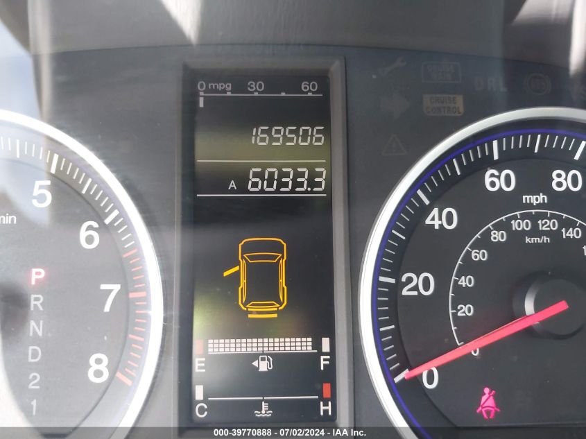 2009 Honda Cr-V Lx VIN: 3CZRE38389G700604 Lot: 39770888