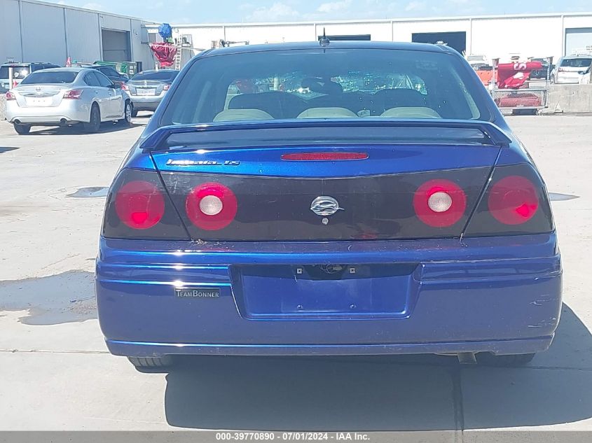 2005 Chevrolet Impala Ls VIN: 2G1WH52K859234438 Lot: 39770890