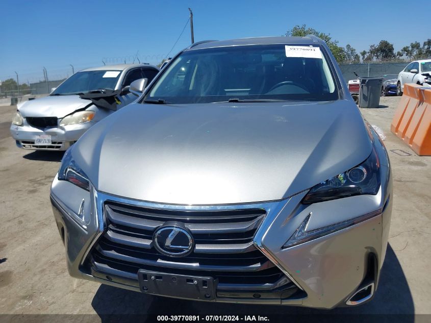 2015 Lexus Nx 200T VIN: JTJYARBZ2F2011902 Lot: 39770891