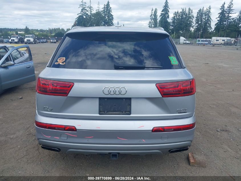 2017 Audi Q7 3.0T Premium VIN: WA1LAAF78HD028339 Lot: 39770899