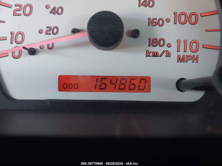 2003 Toyota Tacoma Prerunner V6 VIN: 5TEGN92N03Z296848 Lot: 39770948