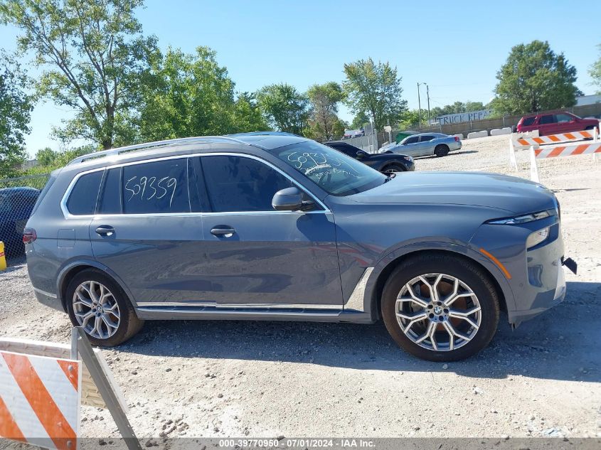 2023 BMW X7 xDrive40I VIN: 5UX23EM0XP9N85374 Lot: 39770950