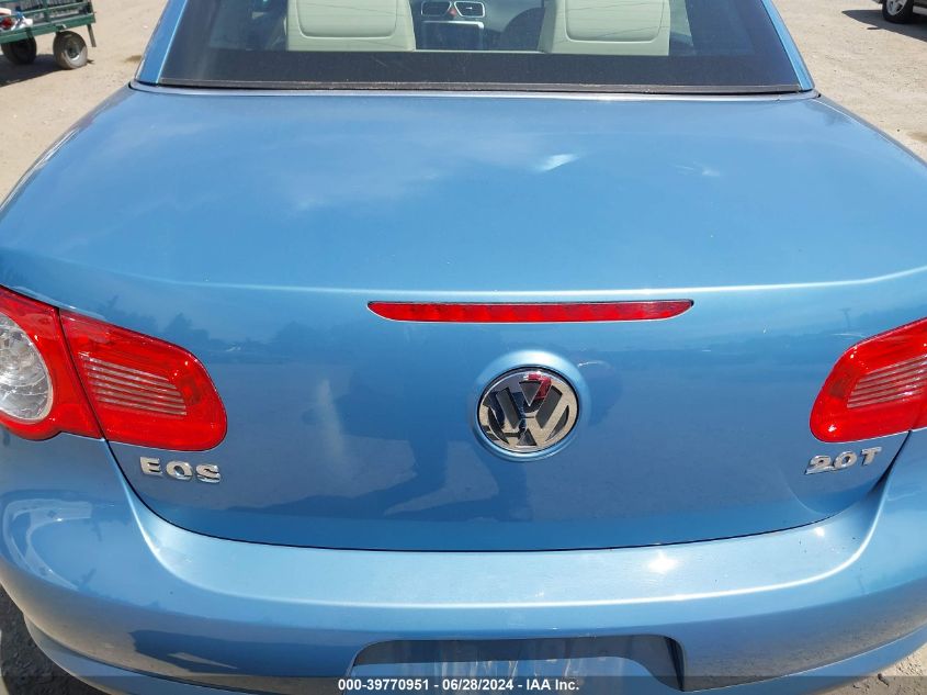 2008 Volkswagen Eos Komfort/Turbo VIN: WVWBA71F08V006929 Lot: 39770951