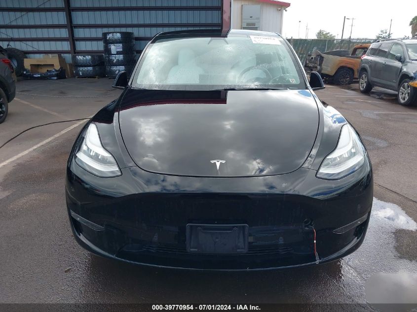 2020 Tesla Model Y Long Range Dual Motor All-Wheel Drive VIN: 5YJYGDEE3LF039505 Lot: 39770954