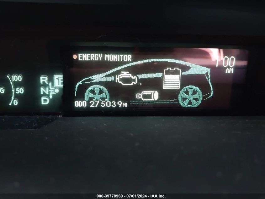 2010 Toyota Prius Ii VIN: JTDKN3DU0A1297257 Lot: 39770969