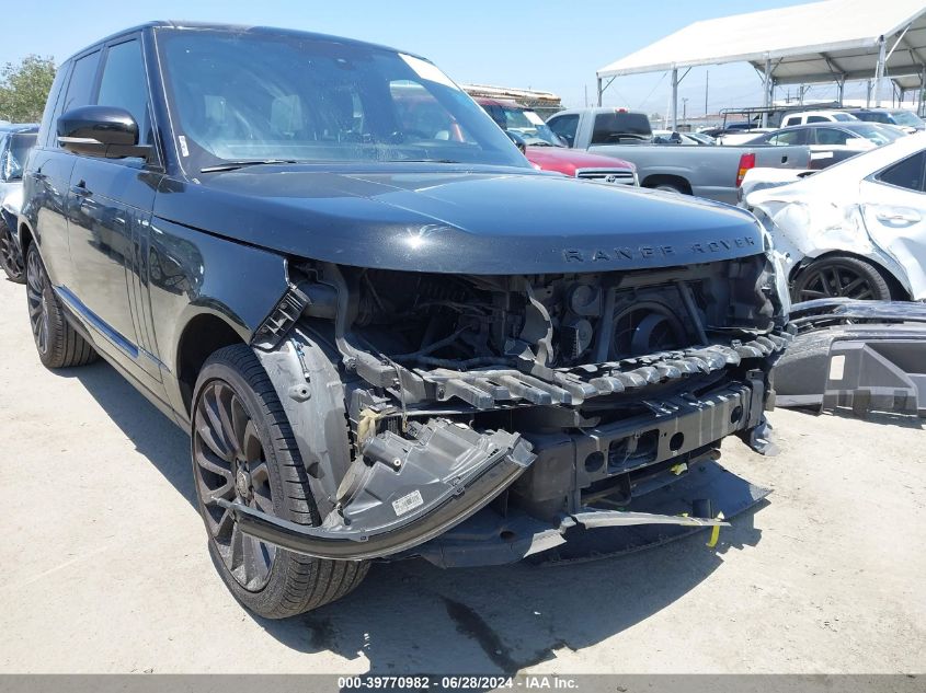 2015 Land Rover Range Rover 5.0L V8 Supercharged VIN: SALGS2TFXFA228619 Lot: 39770982