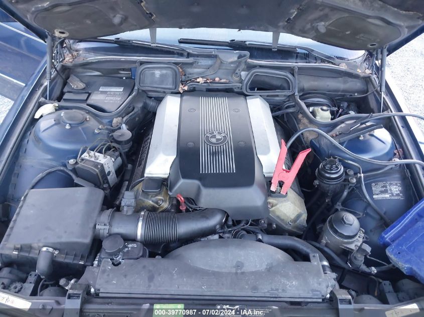 2000 BMW 740 I Automatic VIN: WBAGG8346YDN79603 Lot: 39770987