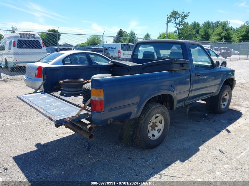 1990 Toyota Pickup 1/2 Ton Sht Wheelbase Dlx VIN: JT4RN01P5L7020888 Lot: 39770991