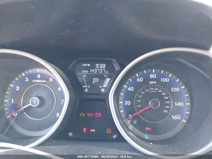 2012 Hyundai Elantra Gls (Ulsan Plant) VIN: KMHDH4AE5CU354679 Lot: 39770999