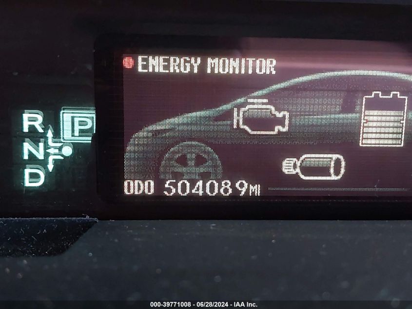 2015 Toyota Prius Two VIN: JTDKN3DU3F0470105 Lot: 39771008