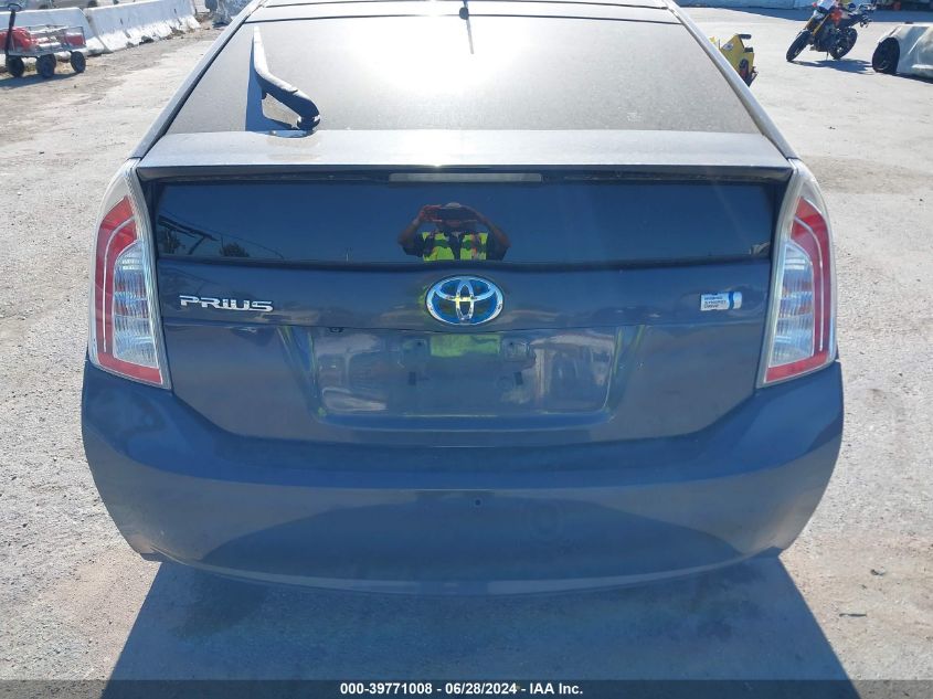 2015 Toyota Prius Two VIN: JTDKN3DU3F0470105 Lot: 39771008