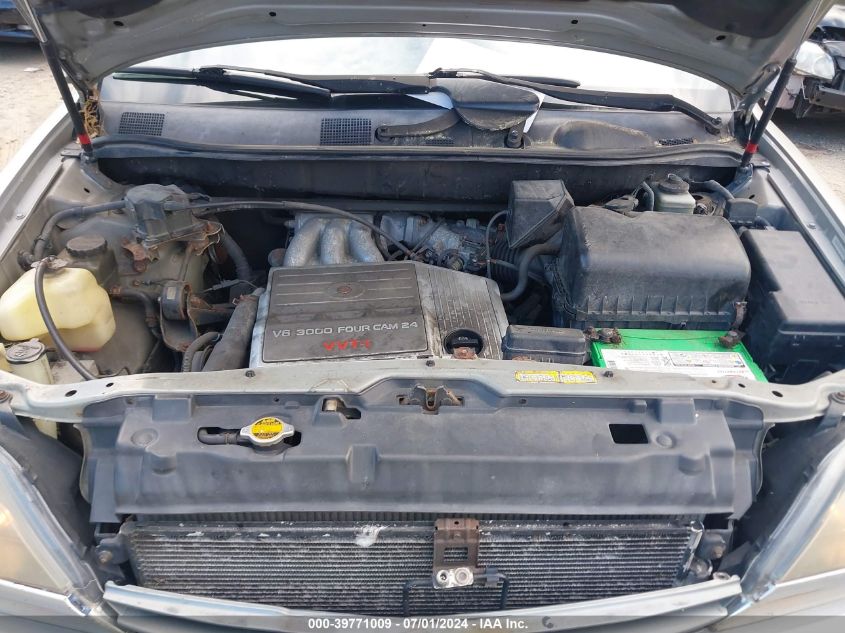 1999 Lexus Rx 300 VIN: JT6HF10U6X0039221 Lot: 39771009