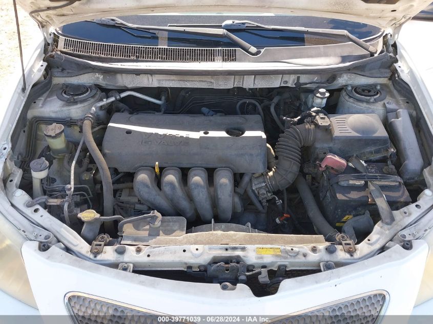 2008 PONTIAC VIBE VIN: 5Y2SL678X8Z413548