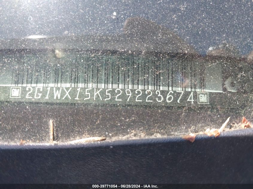 2002 Chevrolet Monte Carlo Ss VIN: 2G1WX15K529223674 Lot: 39771054