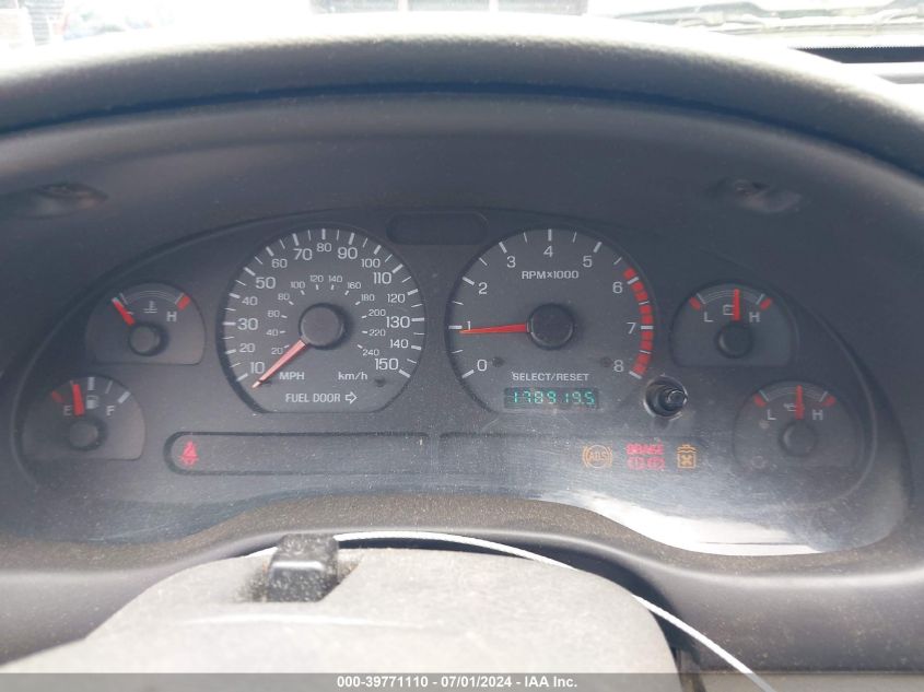 2000 Ford Mustang Gt VIN: 1FAFP45X6YF167559 Lot: 39771110